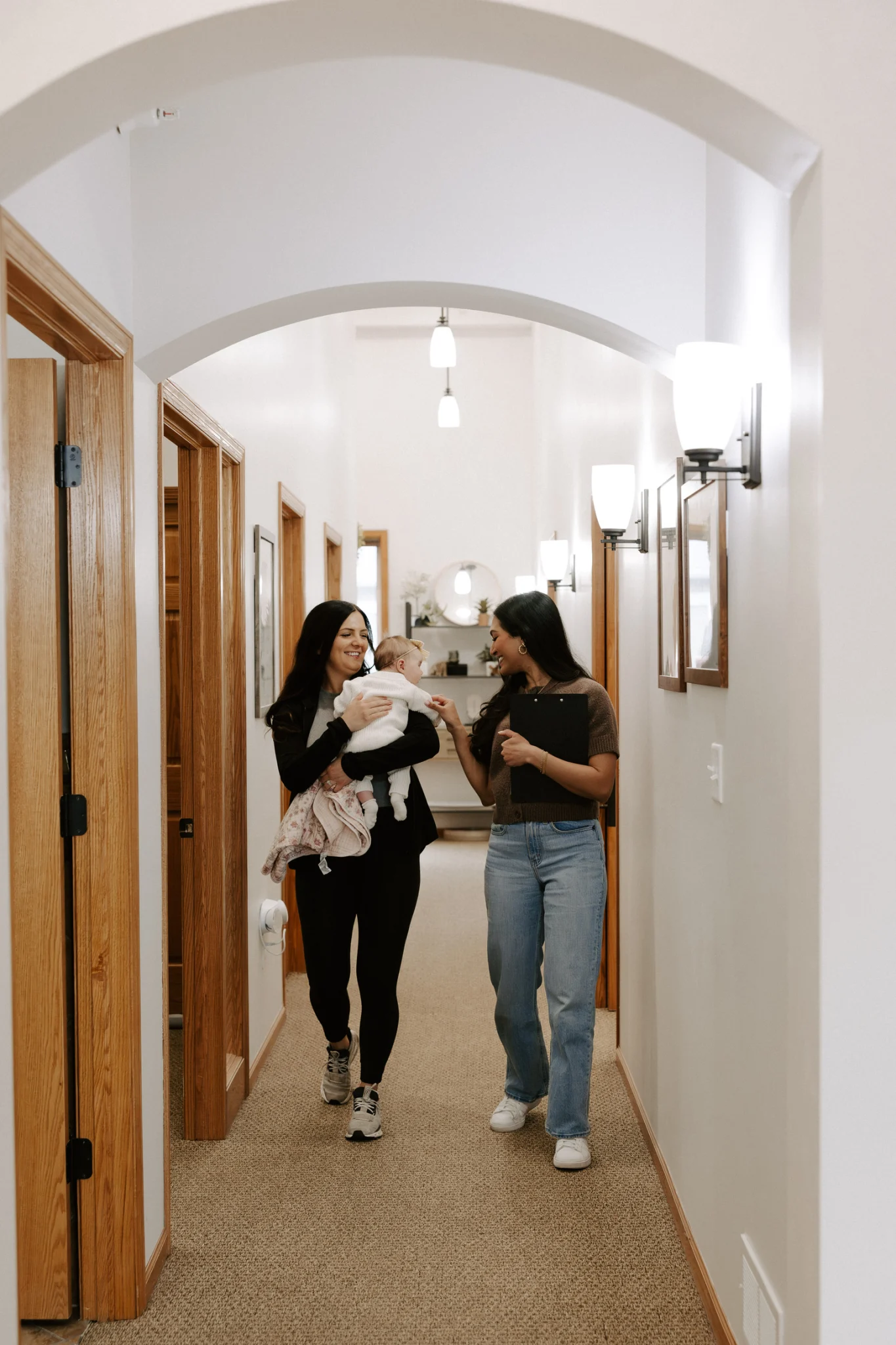 Family arriving at Wellhouse Chiropractic