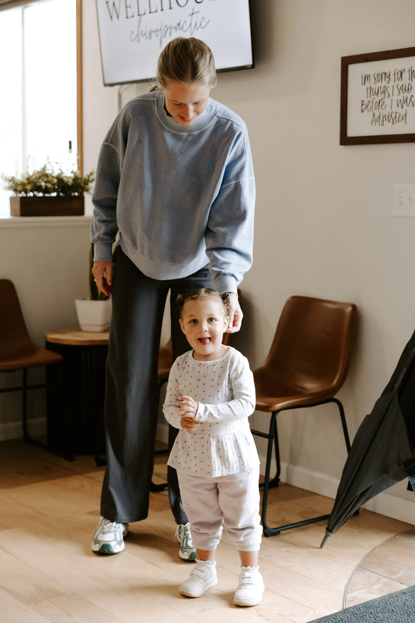A child beginning care at Wellhouse Chiropractic